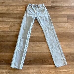 Wrangler Jeans Womens Tall 24x36 (Tag 3x36) Light Wash High Rise Straight Leg